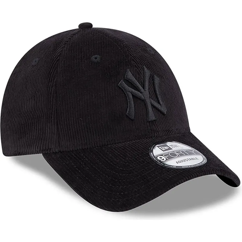 petten-gebogen-zwart-verstelbaar-9forty-cord-van-new-york-yankees-mlb-van-new-era petten-gebogen-zwart-verstelbaar-9forty-cord-van-new-york-yankees-mlb-van-new-era
