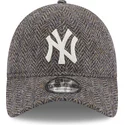 gorra-curva-gris-oscuro-ajustable-9twenty-tweed-pack-de-new-york-yankees-mlb-de-new-era