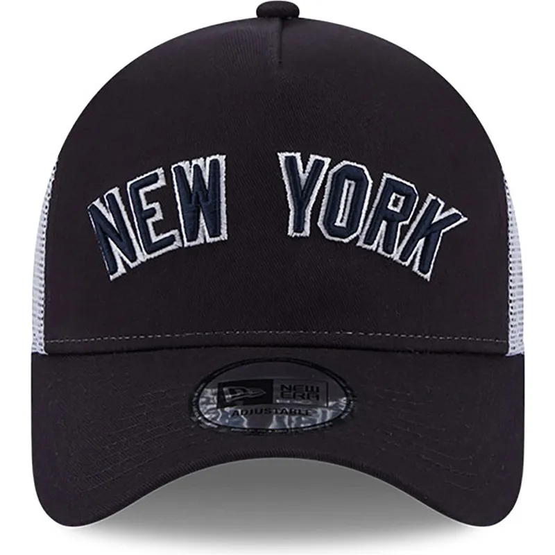 petten-gebogen-marineblauw-snapback-a-frame-team-script-van-new-york-yankees-mlb-van-new-era