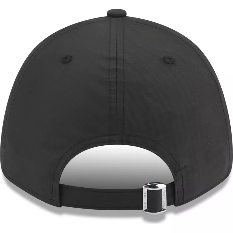 Gorra curva negra ajustable con logo negro para mujer 9FORTY Essential de  New York Yankees MLB de New Era