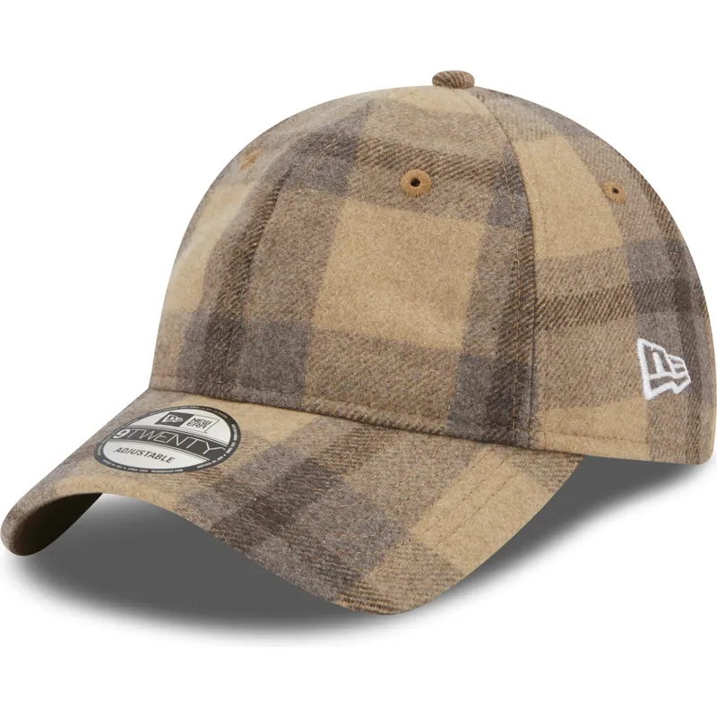 petten-gebogen-bruin-verstelbaar-9twenty-check-van-new-era petten-gebogen-bruin-verstelbaar-9twenty-check-van-new-era