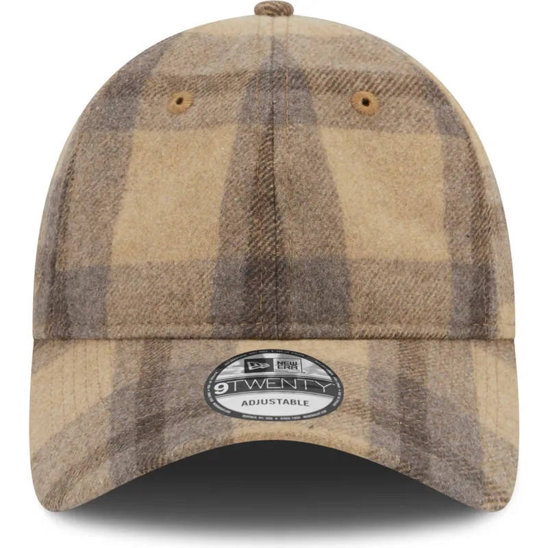 petten-gebogen-bruin-verstelbaar-9twenty-check-van-new-era petten-gebogen-bruin-verstelbaar-9twenty-check-van-new-era