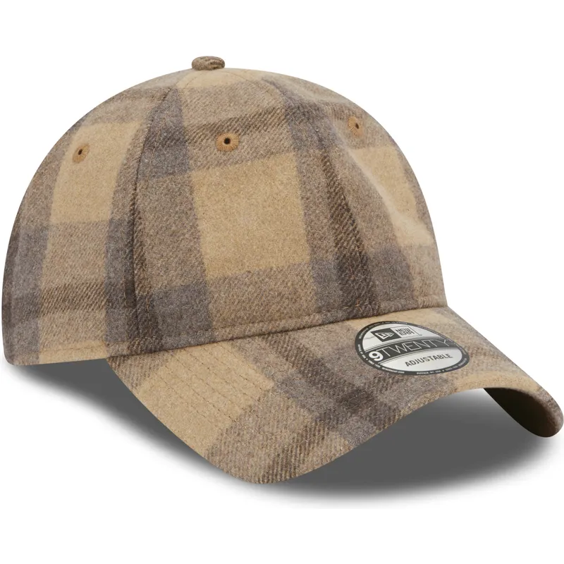 petten-gebogen-bruin-verstelbaar-9twenty-check-van-new-era petten-gebogen-bruin-verstelbaar-9twenty-check-van-new-era
