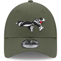 gorra-curva-verde-ajustable-9forty-de-silvestre-looney-tunes-de-new-era