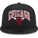 casquette-plate-noire-snapback-9fifty-patch-chicago-bulls-nba-new-era