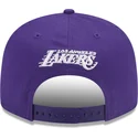violet-flad-skygge-snapback-9fifty-patch-los-angeles-lakers-nba-kasket-fra-new-era