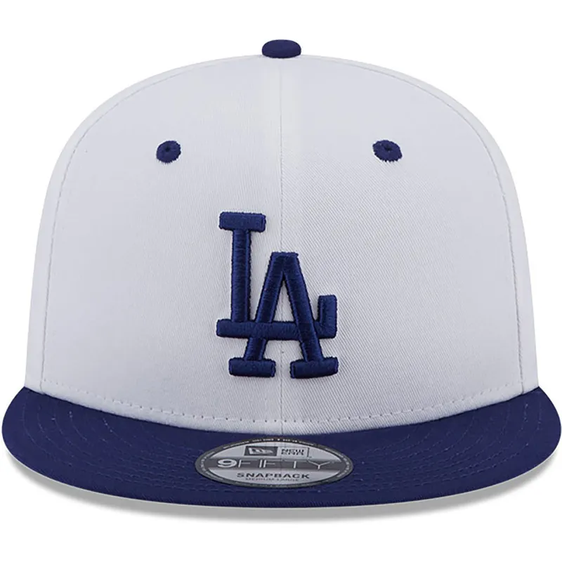 petten-plat-blauw-snapback-9fifty-white-crown-patch-van-los-angeles-dodgers-mlb-van-new-era petten-plat-blauw-snapback-9fifty-white-crown-patch-van-los-angeles-dodgers-mlb-van-new-era