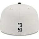 cappello-piatto-bianco-e-nero-regolabile-59fifty-championships-dei-chicago-bulls-nba-di-new-era