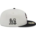 casquette-plate-blanche-et-noire-ajustee-59fifty-championships-chicago-bulls-nba-new-era