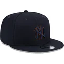 petten-plat-marineblauw-snapback-9fifty-repreve-van-new-york-yankees-mlb-van-new-era