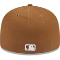petten-plat-bruin-fitted-59fifty-team-outline-van-los-angeles-dodgers-mlb-van-new-era