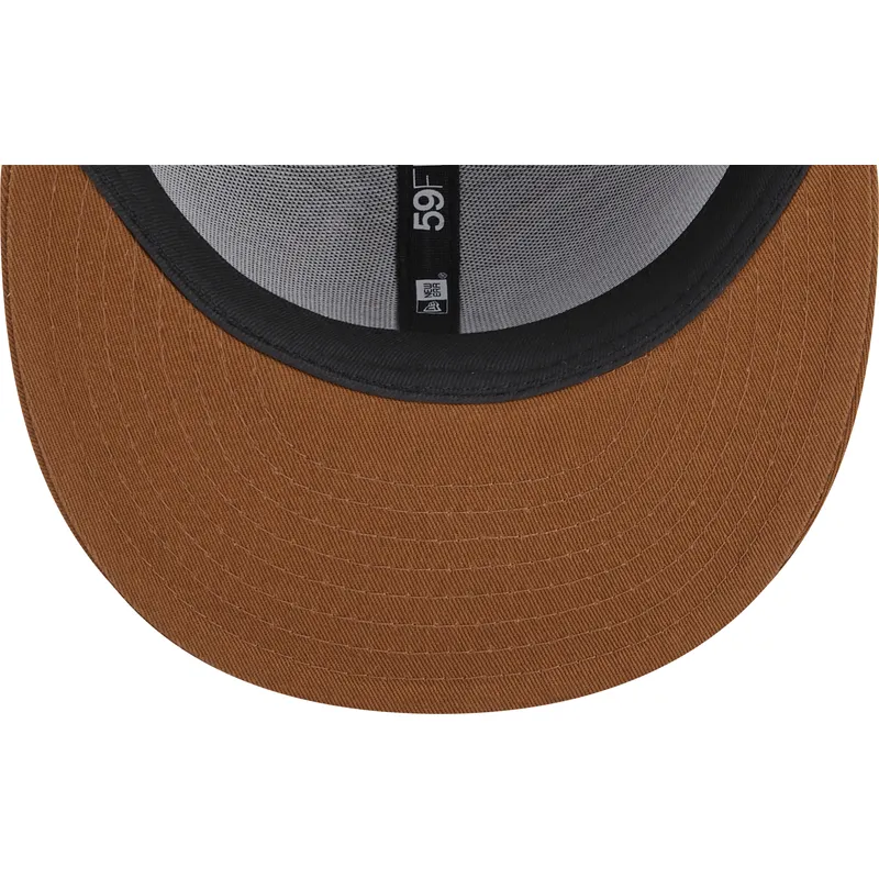 petten-plat-bruin-fitted-59fifty-team-outline-van-los-angeles-dodgers-mlb-van-new-era petten-plat-bruin-fitted-59fifty-team-outline-van-los-angeles-dodgers-mlb-van-new-era