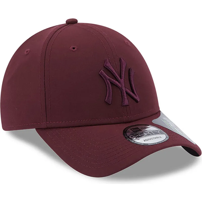 petten-gebogen-rood-verstelbaar-9forty-repreve-van-new-york-yankees-mlb-van-new-era petten-gebogen-rood-verstelbaar-9forty-repreve-van-new-york-yankees-mlb-van-new-era