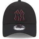 petten-gebogen-zwart-verstelbare-band-9forty-team-outline-van-new-york-yankees-mlb-van-new-era