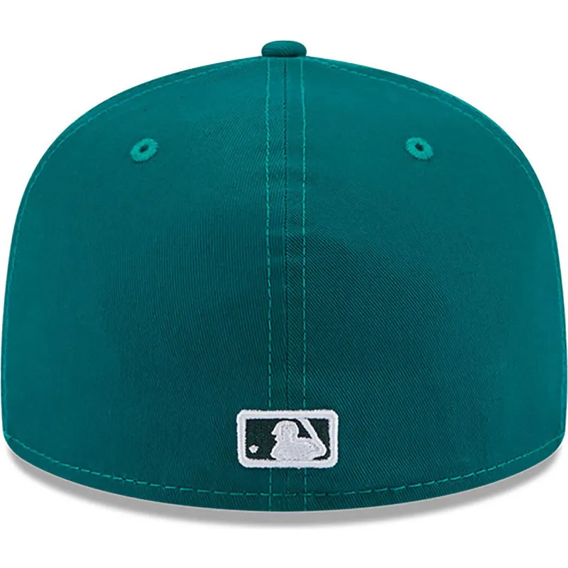 petten-plat-groen-fitted-59fifty-league-essential-van-new-york-yankees-mlb-van-new-era