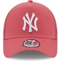 gorra-trucker-rosa-a-frame-league-essential-de-new-york-yankees-mlb-de-new-era