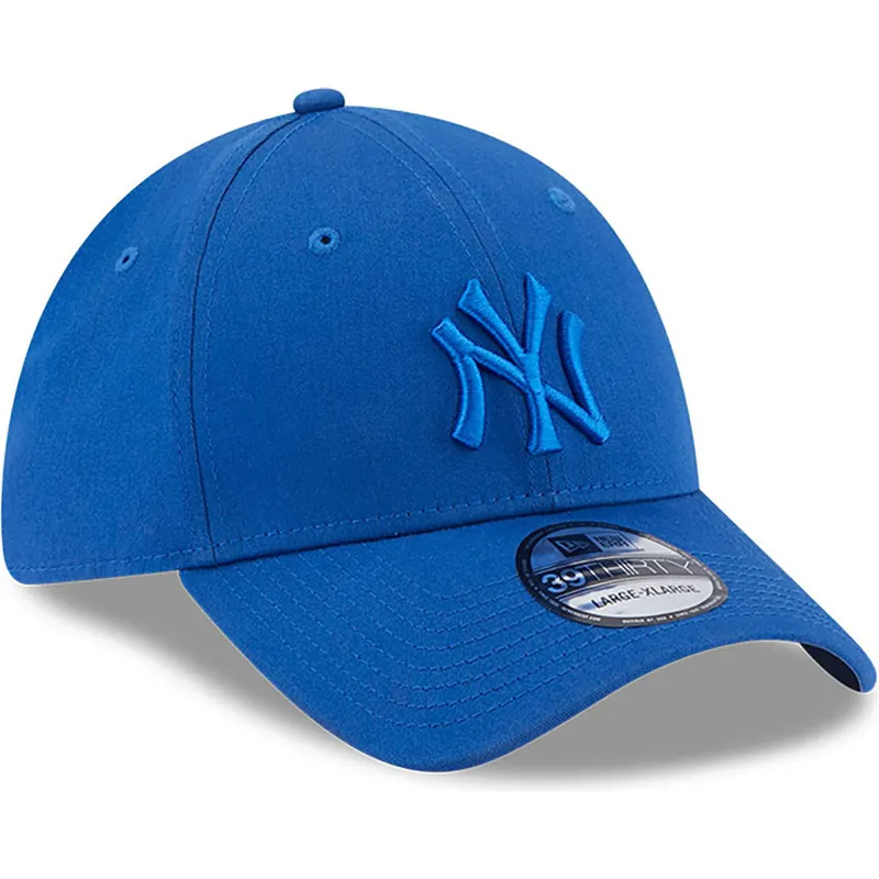 petten-gebogen-blauw-fitted-39thirty-league-essential-van-new-york-yankees-mlb-van-new-era