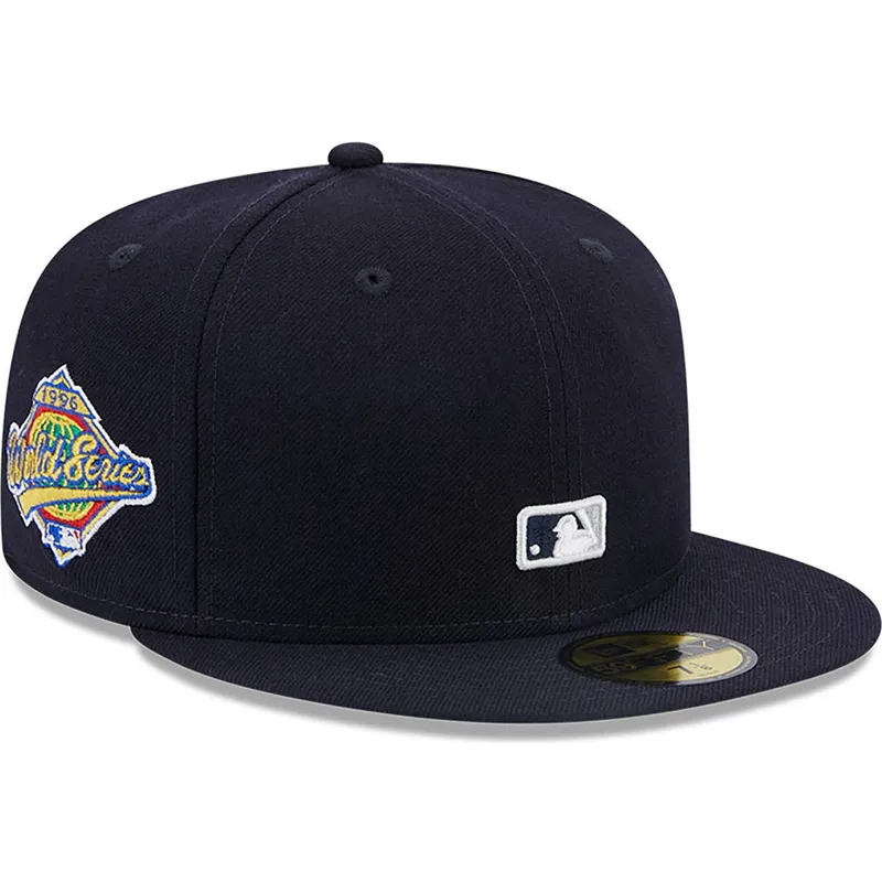 New Era 59Fifty Low Profile Houston Astros Fitted Cap - Navy Blue (Men's/Women's, 100% Polyester)