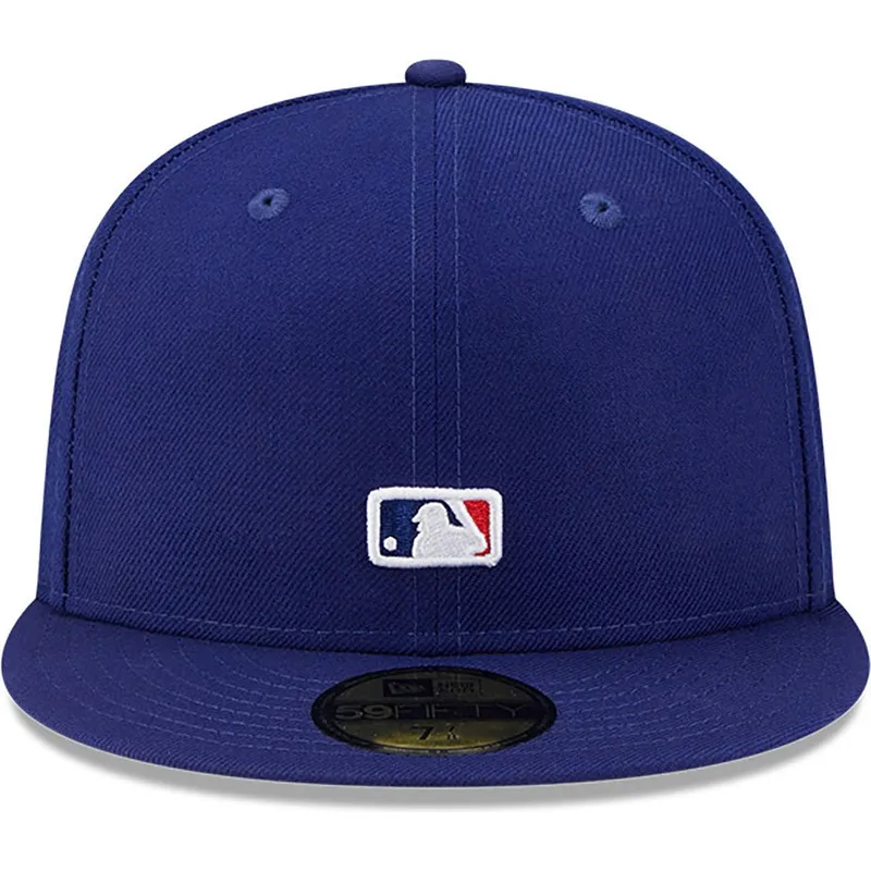 casquette-plate-bleue-ajustee-59fifty-reverse-logo-los-angeles-dodgers-mlb-new-era