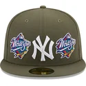 petten-plat-groen-fitted-59fifty-world-series-van-new-york-yankees-mlb-van-new-era