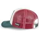 cappellino-trucker-bianco-rosso-e-verde-snoopy-joe-cool-joe2-peanuts-di-capslab