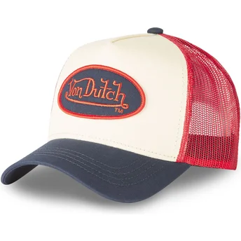 Petten gebogen multicolor snapback van Von Dutch