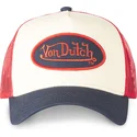 casquette-trucker-beige-rouge-et-bleue-marine-cla5-von-dutch