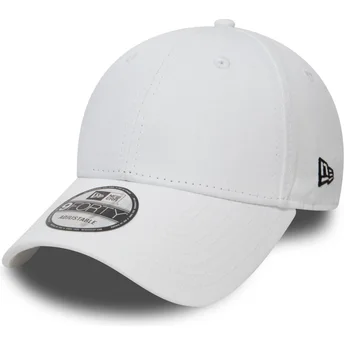 Cappellino visiera curva bianco regolabile 9FORTY Basic Flag di New Era