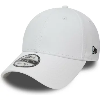 new-era-curved-brim-9forty-basic-flag-adjustable-cap-weiss
