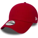 casquette-courbee-rouge-ajustable-9forty-basic-flag-new-era