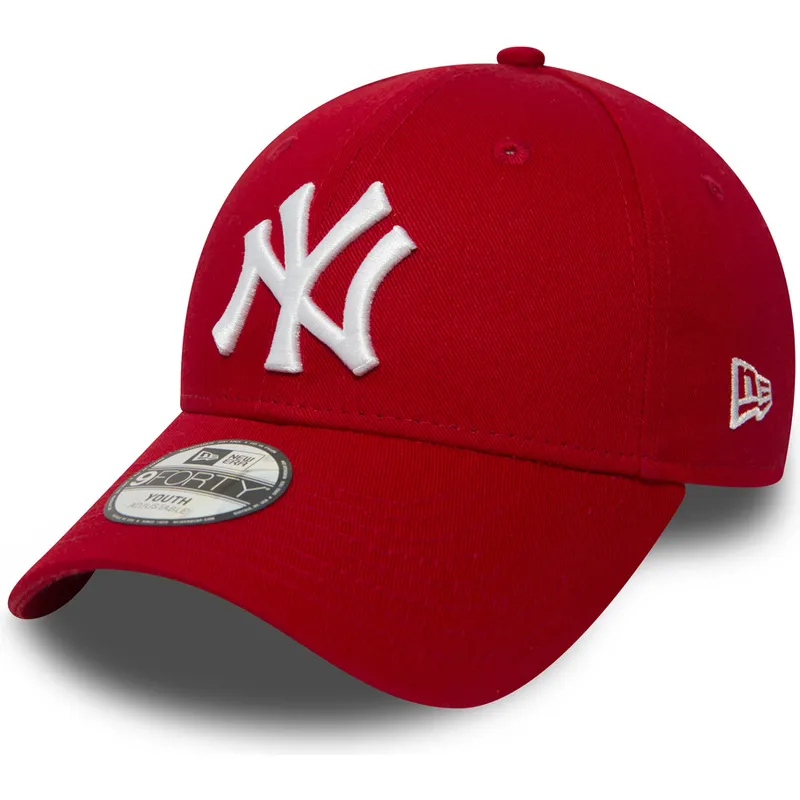 rod-justerbar-kurvad-keps-for-barn-9forty-essential-fran-new-york-yankees-mlb-av-new-era
