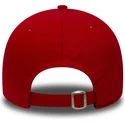 cappellino-visiera-curva-rosso-regolabile-per-bambino-9forty-essential-di-new-york-yankees-mlb-di-new-era