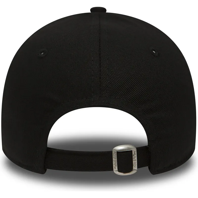 petten-gebogen-zwart-verstelbare-band-voor-kinderen-9forty-essential-van-new-york-yankees-mlb-van-new-era