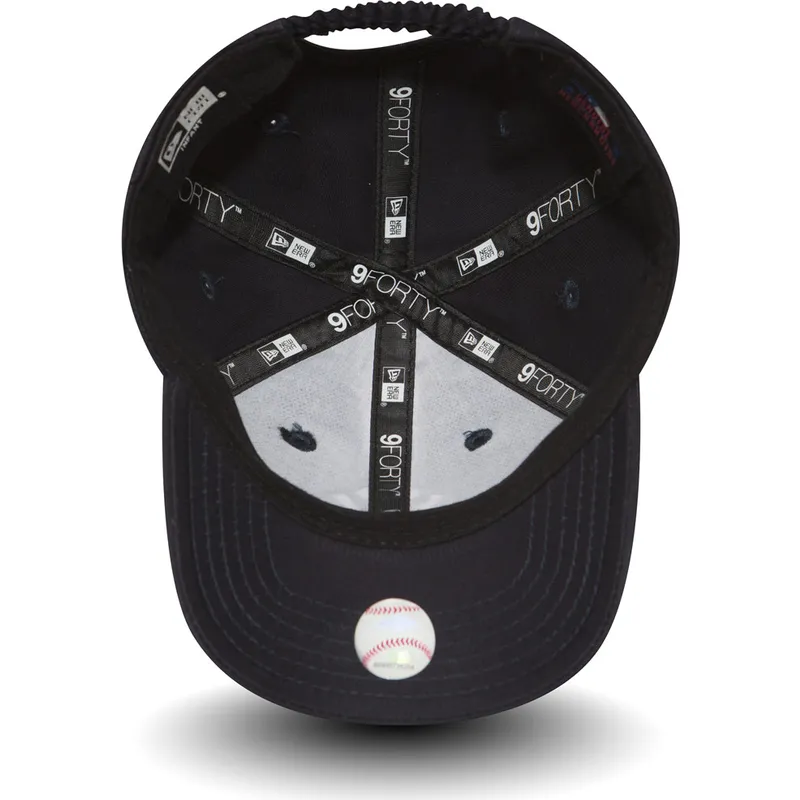 petten-gebogen-blauw-verstelbare-band-voor-kinderen-9forty-essential-van-new-york-yankees-mlb-van-new-era
