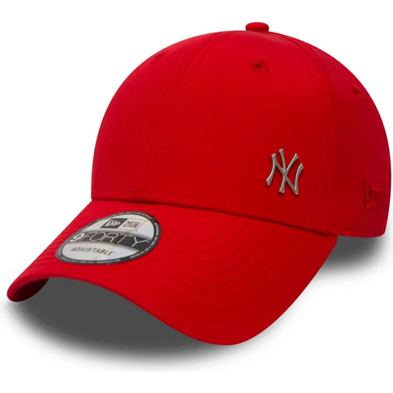 rod-justerbar-kurvet-kasket-9forty-flawless-logo-fra-new-york-yankees-mlb-fra-new-era