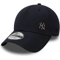 petten-gebogen-marineblauw-verstelbare-band-9forty-flawless-van-new-york-yankees-mlb-van-new-era