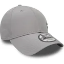 new-era-curved-brim-9forty-flawless-logo-new-york-yankees-mlb-adjustable-cap-grau