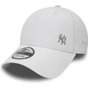 cappellino-visiera-curva-bianco-regolabile-9forty-flawless-logo-di-new-york-yankees-mlb-di-new-era