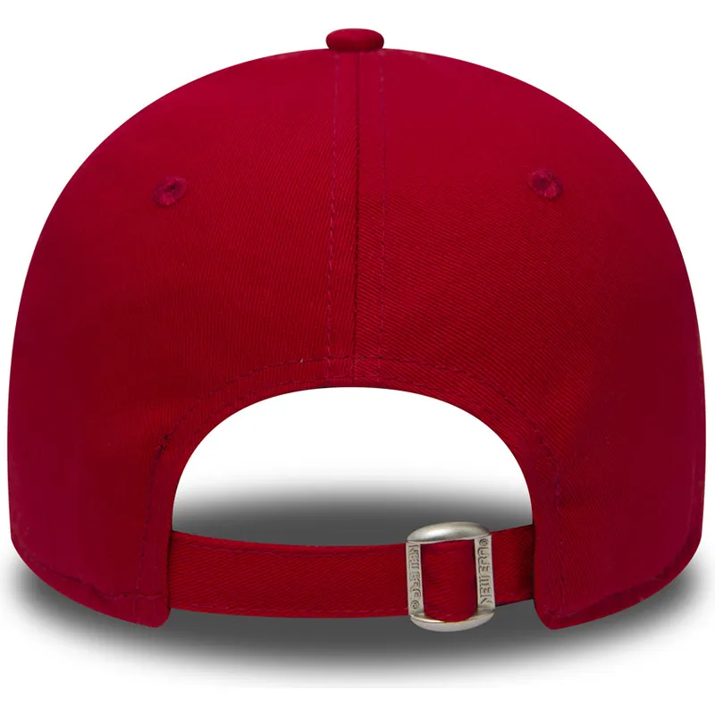 petten-gebogen-rood-verstelbaar-9forty-essential-van-manchester-united-football-club-premier-league-van-new-era
