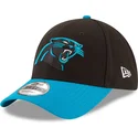 casquette-courbee-noire-et-bleue-ajustable-9forty-the-league-carolina-panthers-nfl-new-era