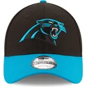 cappellino-visiera-curva-nero-e-blu-regolabile-9forty-the-league-di-carolina-panthers-nfl-di-new-era