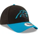 cappellino-visiera-curva-nero-e-blu-regolabile-9forty-the-league-di-carolina-panthers-nfl-di-new-era