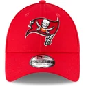 casquette-courbee-rouge-ajustable-9forty-tampa-bay-buccaneers-nfl-new-era