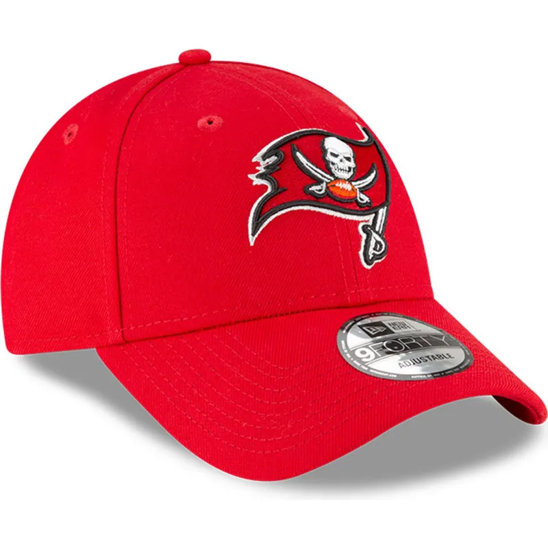petten-gebogen-rood-verstelbaar-9forty-van-tampa-bay-buccaneers-nfl-van-new-era