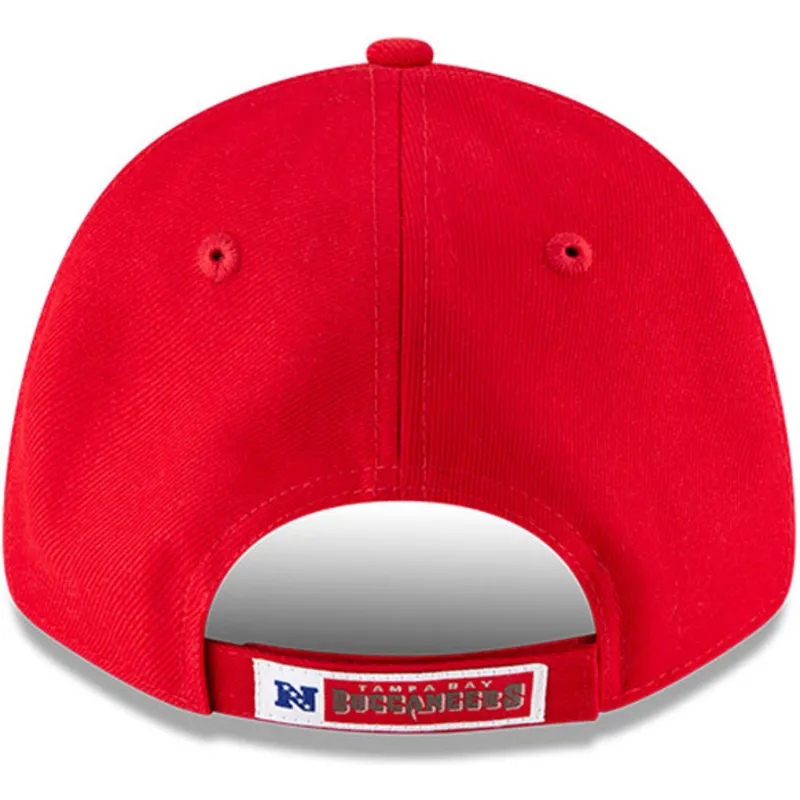 petten-gebogen-rood-verstelbaar-9forty-van-tampa-bay-buccaneers-nfl-van-new-era