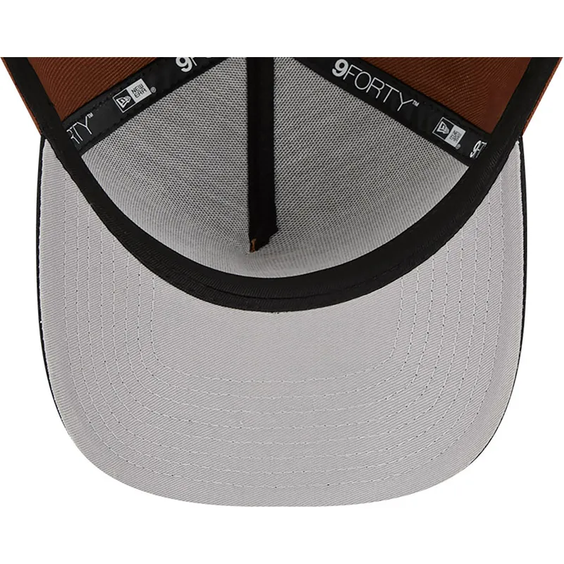 petten-gebogen-bruin-snapback-9forty-a-frame-harvest-van-boston-red-sox-mlb-van-new-era