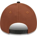 petten-gebogen-bruin-snapback-9forty-a-frame-harvest-van-boston-red-sox-mlb-van-new-era