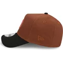 petten-gebogen-bruin-snapback-9forty-a-frame-harvest-van-boston-red-sox-mlb-van-new-era