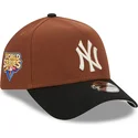 petten-gebogen-bruin-snapback-9forty-a-frame-harvest-van-new-york-yankees-mlb-van-new-era