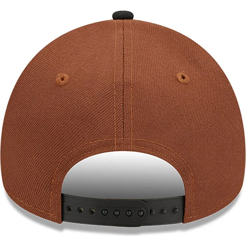 petten-gebogen-bruin-snapback-9forty-a-frame-harvest-van-new-york-yankees-mlb-van-new-era